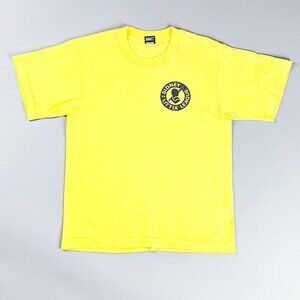 Vintage Yellow T-Shirt | 90's Little League Baseball Single Stitch Baby Tee
